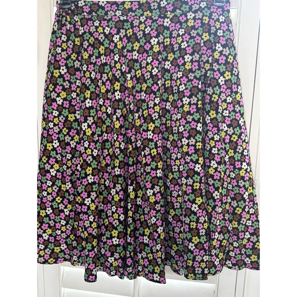 TULIP B XL WOMEN'S Vintage Inspired Floral POCKETS ZIP SKIRT NWT - Picture 5 of 12